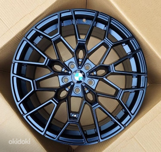 R19 BMW 5x120 AMZ H3209F Black polish 19x9.5 ja 19x8.5