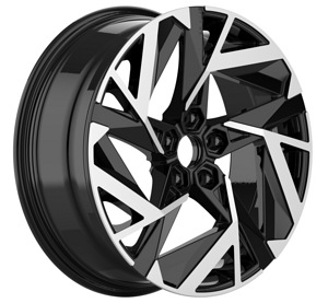 R17x7  5X114.3  ET  35  66.1  Y1379  Black Polished (MB)  For RENAU (1 foto / 1)