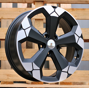 R17x6.5  5X114.3  ET  32  66.1  Y1274  (BKY1274)  Black Partial Polished Half Matt (BPHM)  For DACIA (1 foto / 1)