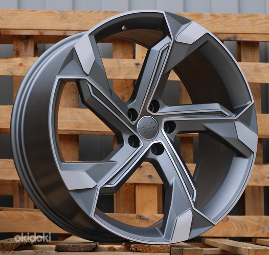 R21x9  5X112  ET  31  66.5  Y1201  (FBX150)  Grey Polished (MG)  For AUD  (K8)  (HYBRID FORGED)
