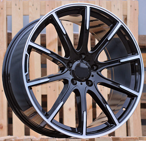 R20x8.5  5X112  ET  36  66.6  FE236  (IN01016F)  Black Polished (MB)  For MER  (Z3)  (BRABUS Style HYBRID FORGED (Rear+Front)) (1 foto / 1)