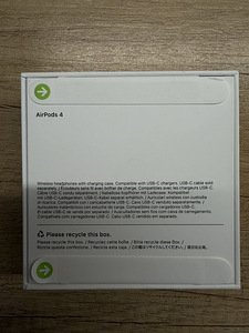 Apple AirPods 4 uued, originaal, karp (4 foto / 6)