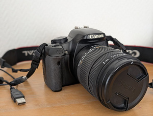 Canon EOS 450D, Sigma 18-125mm, аккумулятор, зарядное устрой (1 фото из 5)