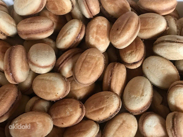 Smilšu rieksti un roku darbs cepumi