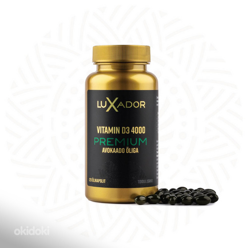 LUXADOR Vitamin D3 4000IU PREMIUM N120 õlikapslid