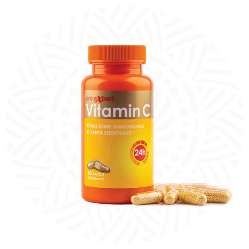 Vitamin C Pro Expert 500mg TR N60 pikatoimelised kapslid