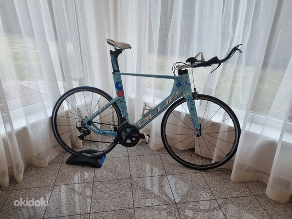 Triatloni- eraldistardi jalgratas BLUE 55,5cm (foto #1)