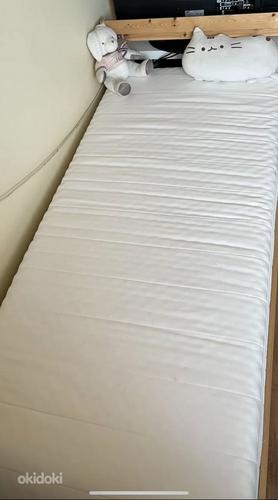 Ikea madrats кровать и матрас 90x200 kasutatud (фото #1)