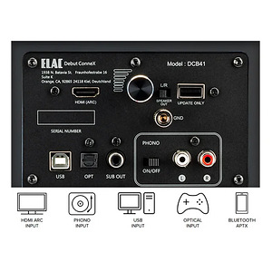 Elac Debut ConneX DCB41 aktiivsed riiulikõlarid UUS GARANTII (5 foto / 5)