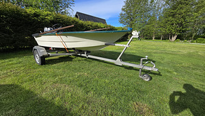 Soome mootorpaat 3.85m + Evinrude 20/25hp + haagis (2 foto / 9)
