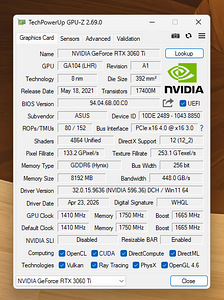 ASUS 3060 TI 8 GB (4 foto / 4)