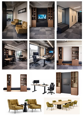 Premium kontorimööbli komplekt kontorisse / coworking'usse