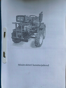 Uus diisel minitraktor koos mullafreesiga (8 foto / 10)