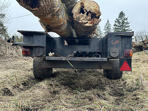 Käruraam silo/heina/põhu transpordiks MTZ-ile (8 foto / 8)