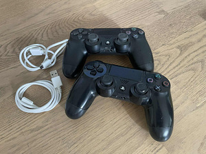 PS4 1TB + mängud + puldid (2 foto / 3)
