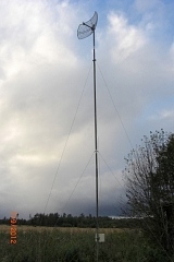 WLAN antenn 2,4Ghz 24 db, alumast 7,5m ja ruuter Bullet 2