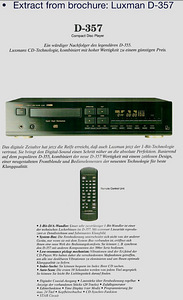 Luxman D-357 hi-fi CD-плеер (8 фото из 8)