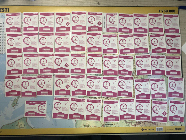 Наклейки Panini World Cup 2022