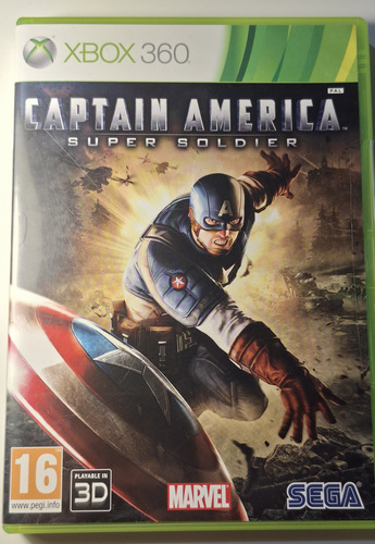 CAPTAIN AMERICA SUPER SOLDIER. Xbox 360 game