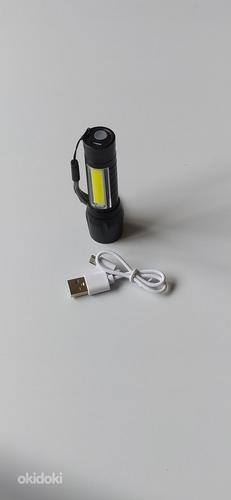 Energiasäästlik veekindel taskulamp USB (foto #1)