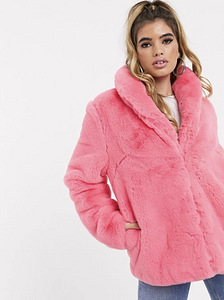 Uus MISSGUIDED roosa kasukas (2 foto / 4)