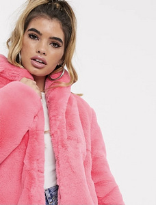 Uus MISSGUIDED roosa kasukas (4 foto / 4)