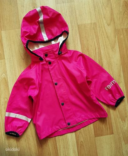 REIMA розовая резиновая куртка дождевик плащ 86 значительно больше (фото #1)