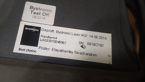 BYSTRONIC Handterm4 + Kaabel 15m (3 foto / 10)