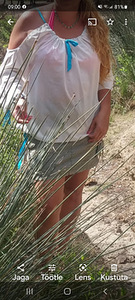 Valge, õlad avatud pluus. Suurus XL-XXL (2 foto / 2)