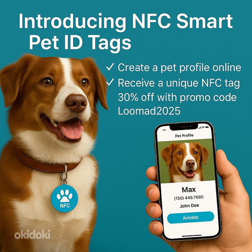 Anti Lost NFC Pet Tag