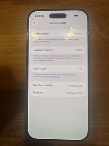 iPhone Air 256GB — ideaalne seisukord, aku 100% (4 foto / 4)