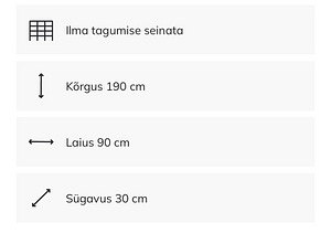 Kõrge riiul. Nagu uus (2 foto / 2)