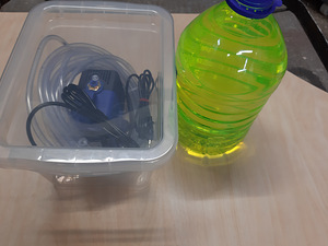 CNC spindli veejahutussüsteem (pump, voolik, vedelik) (1 foto / 3)
