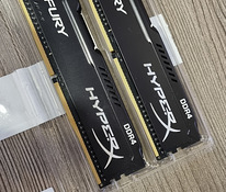 Комплект Kingston HyperX Fury Black DDR4 8 ГБ*(2x4 ГБ)