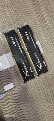 Комплект Kingston HyperX Fury Black DDR4 8 ГБ*(2x4 ГБ) (фото #1)
