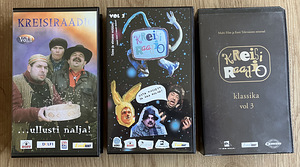 KREISIRAADIO VHS 3 kassetti. (1 foto / 3)