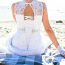 Шикарное, кружевное свадебное платье (фото #2)