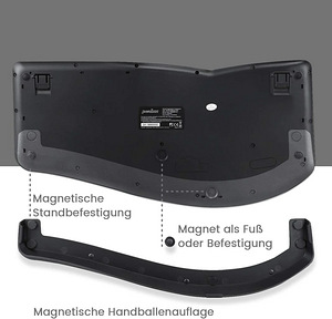 PERIDUO-605 traadita ergonoomiline klaviatuur ja hiir (6 foto / 6)