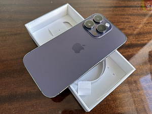 iPhone 14 Pro - Deep Purple 128GB ideaalses seisukorras (1 foto / 3)