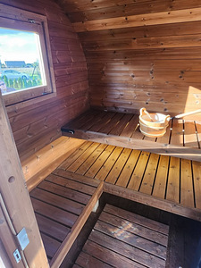 Haagisel saun , tünnisaun , haagissaun rent (4 foto / 5)