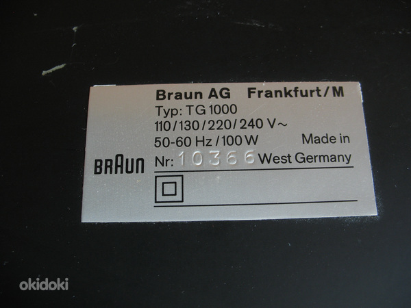 Катушечный магнитофон BRAUN TG1000 (фото #4)