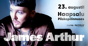 James Arthur Haapsalu 2022 piletid 2tk (1 foto / 1)
