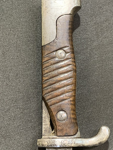 1898 mustriga bajonett koos saega (3 foto / 7)