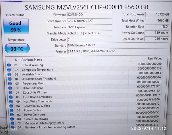 Samsung MZVLV256HCHP-000H1 (foto #2)