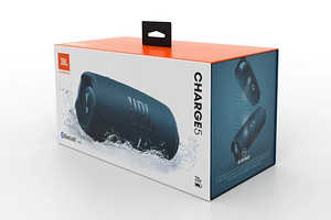 UUS! JBL Charge 5, Original, Kinnises Karbis! Black/Blue. (3 foto / 10)