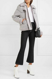 Victoria Victoria Beckham shearling lambanahast tagi
