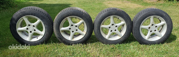 15-дюймовые колеса 5x112 с ламельными шинами (фото #1)