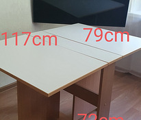 Kokkupandav laud 117×79×72