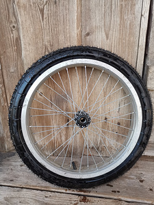 2 x velg ja rehv 2,50/85-16 Mopeed, Käru (2 foto / 9)