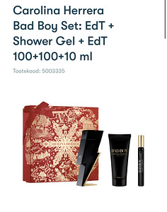 Carolina Herrera Bad Boy Set: EdT + Shower Gel + EdT 100+100 (1 foto / 1)